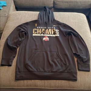 Nike Therma-Fit Hoodie. Ohio State 2014 National Championship Hoodie